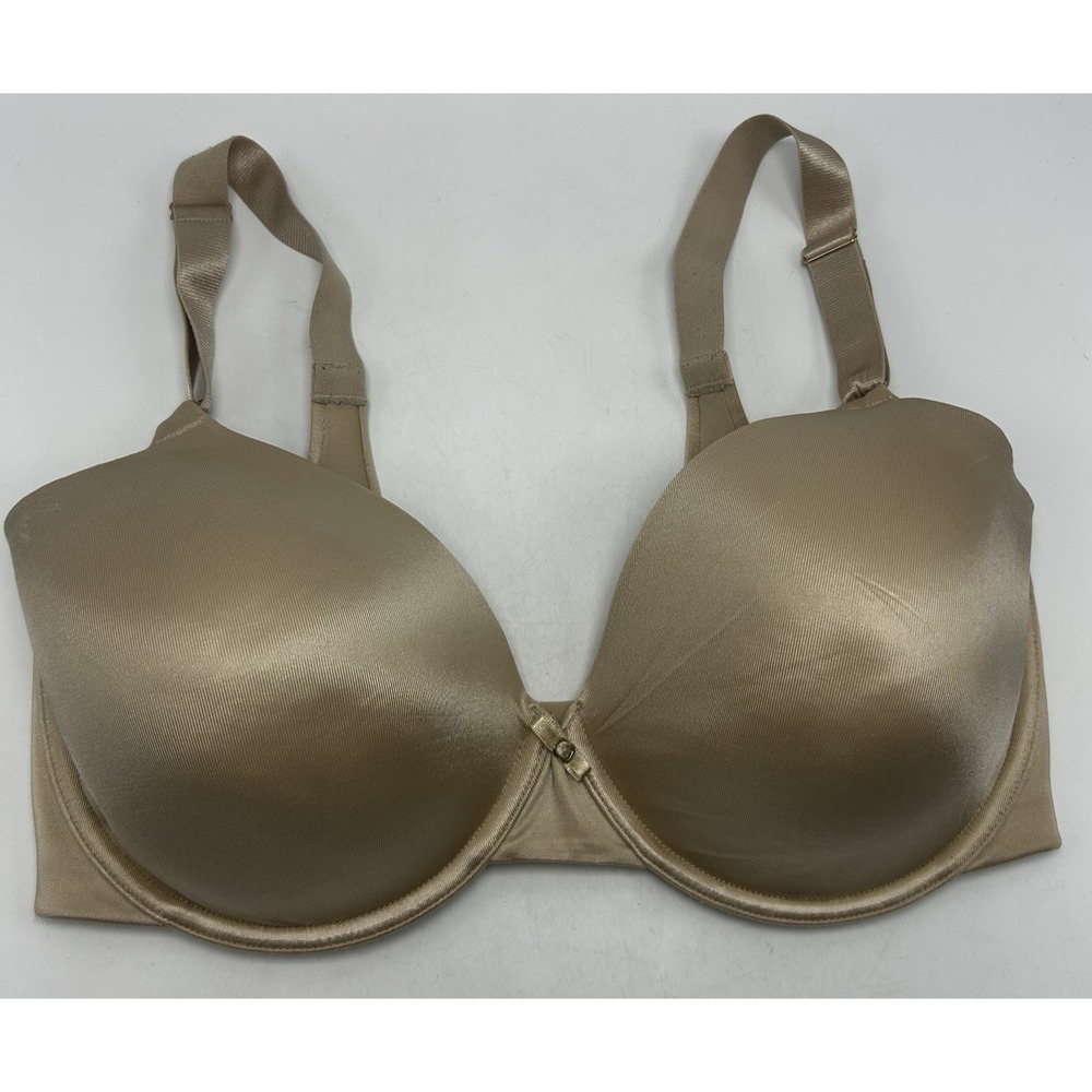 Vanity Fair Bra 34DD Underwire Full Coverage Beige 75245 2 Hook